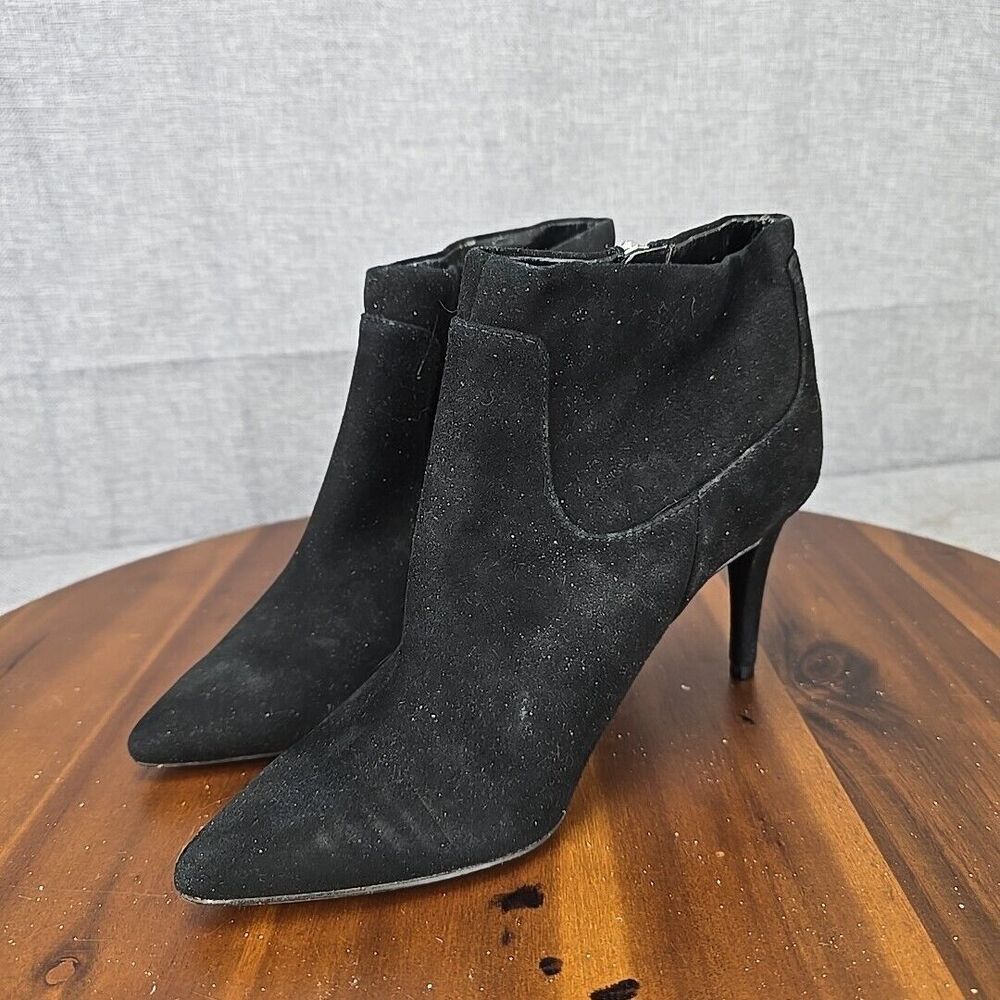 Nine West fast Black heeled bootie Zip closer Size‎  6 - Picture 5 of 11